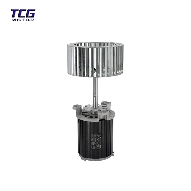 high temperature motor with cooling fan